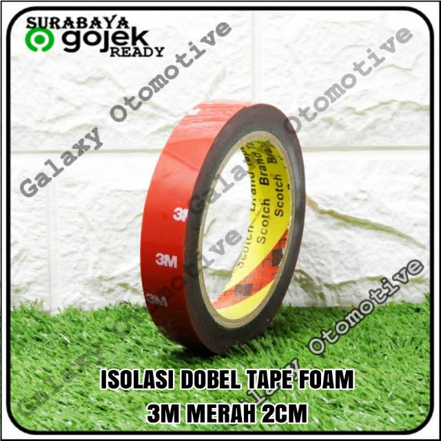 

Isolasi Dobel Tape 3M Merah