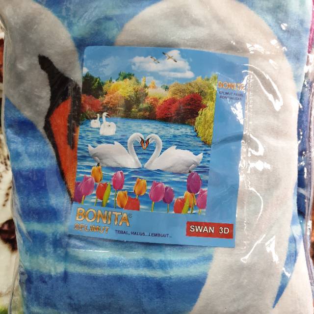 Selimut Bonita Karakter 3D