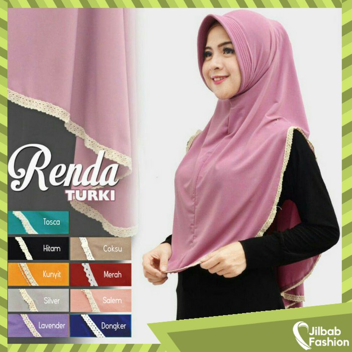 Hijab Renda Hijab Turki Hijab Pesta Hijab Instan Pashmina Panjang