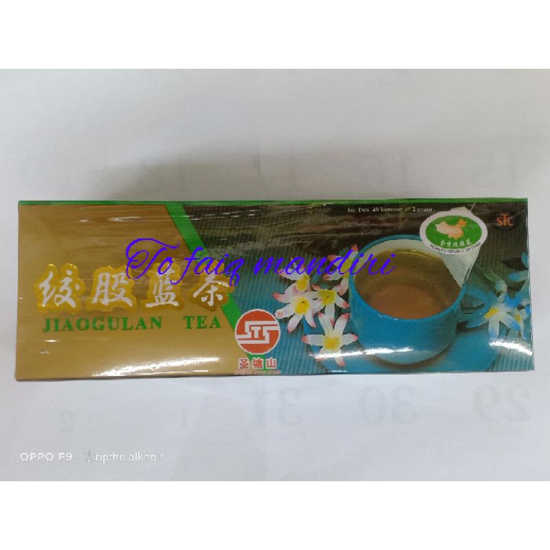 

JIAO GU LAN TEA JIAOGULAN 40KANTONG @2GRAM TEH KOLESTROL DARAH TINGGI