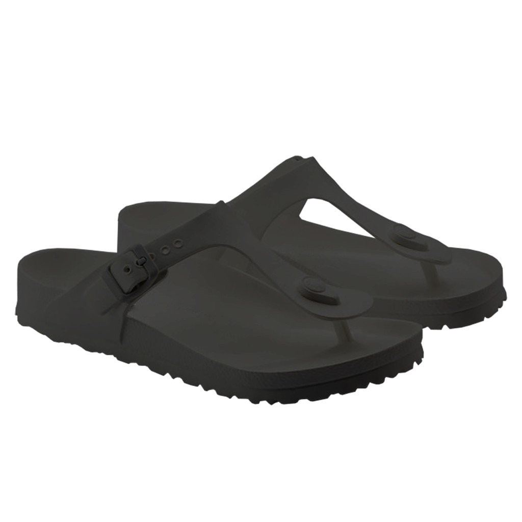 Sandal Jepit Pria / Wanita Import Model BIRKENSTOCK Gizeh Eva Sandal Pria Premium High Grade Quality-Black
