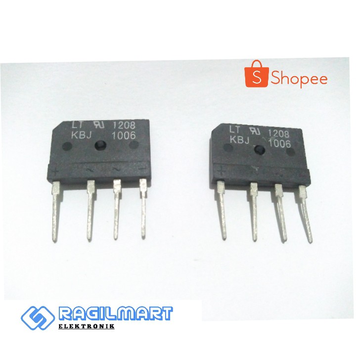 [ COD ]  Dioda bridge 10A sisir 600V jembatan rectifier KBJ1006