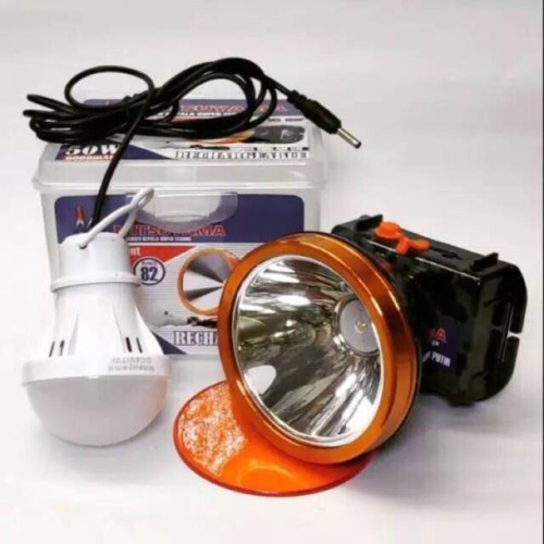 Senter Kepala LED * Mitsuyama * MS-160P * Led super terang * Senter Kepala MItsuyama Headlamp Senter Camping Hiking dll