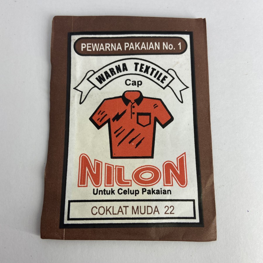 Wenter NILON COKLAT MUDA 22 Pewarna Kain Pakaian Textil Permanen Jeans Silk Tie Dye Prakarya Kerajinan Craft Crafting Art Seni Kesenian Kertakes Homestuff Peralatan Perlengkapan Paint Painting Air Water Cet DIY Pewarna Colour Color Grosir Prakarya Malang