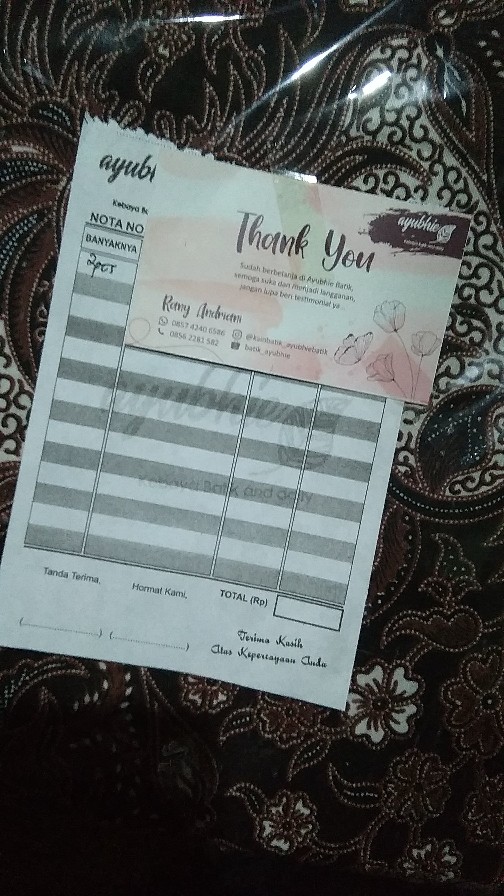 Batik Sogan Halus Pekalongan Mix Brokat Cord Timbul