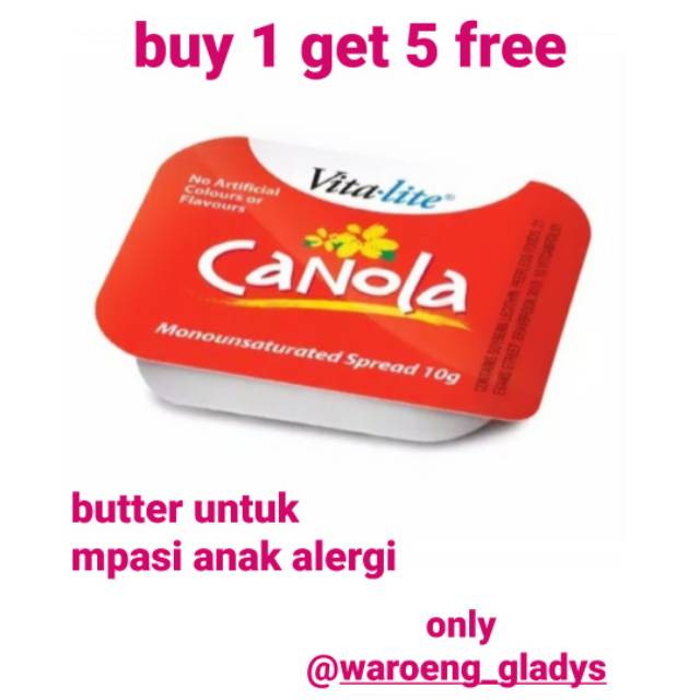 CANOLA BUTTER 10 CUP / BUTTER MPASI ANAK ALERGI
