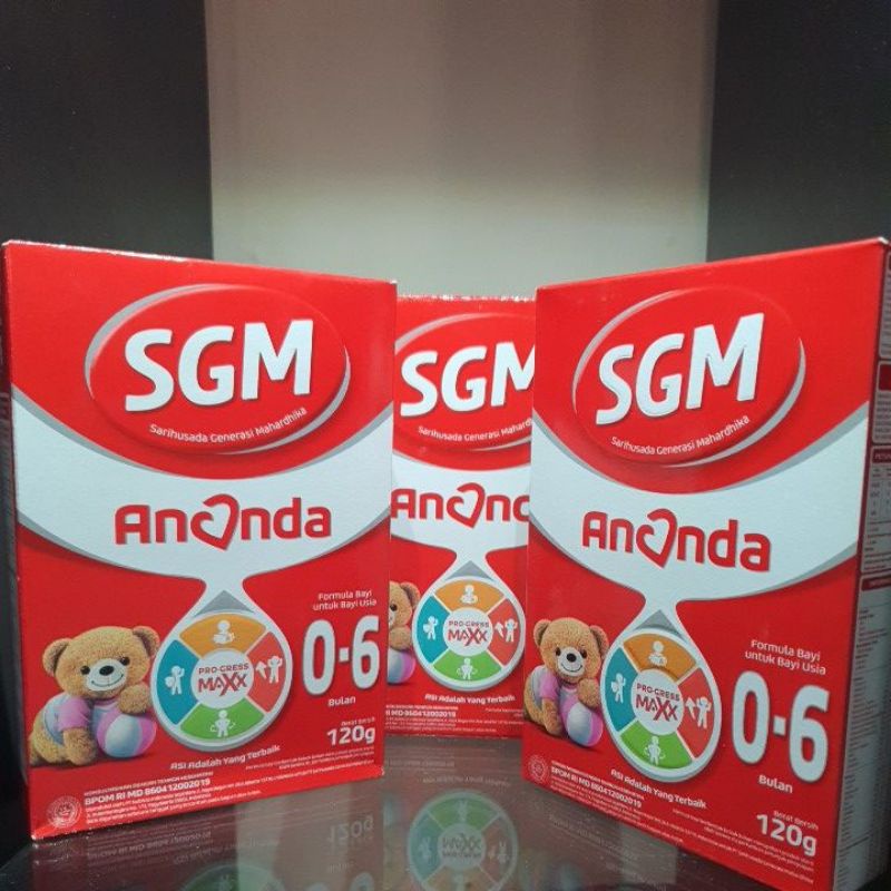 Susu Bayi SGM Ananda 0-6 bulan 120gr (harga hemat)