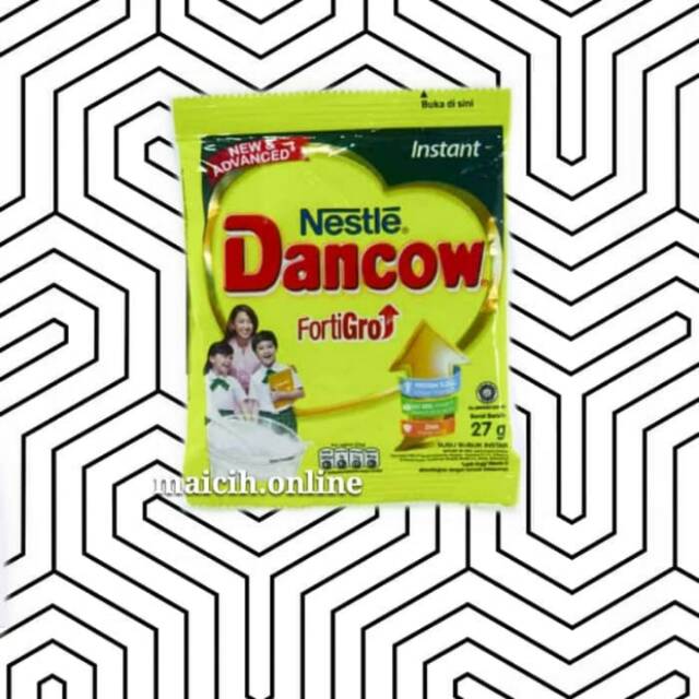 Susu Dancow Saset 27 gram isi 10 saset