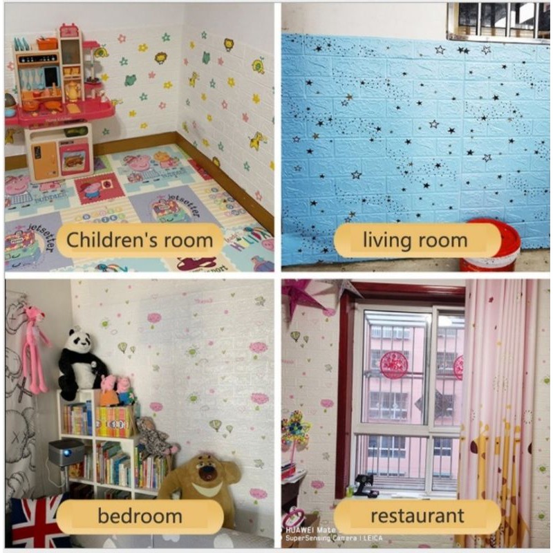 Wallfoam motif anak lucu / cute ukuran 70cm x 38cm tebal 4.5mm