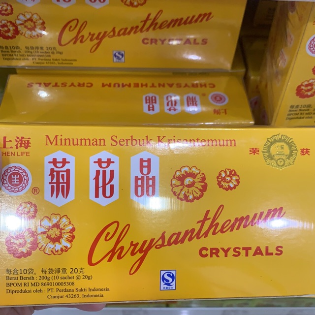 

Chrysanthemum Crystals 10 sachet