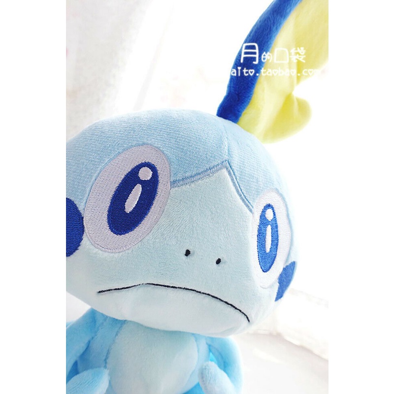 23cm Pokemon Boneka Shield Sobble Plush Doll Pocket Monster Toy Poke Kids Gift Mainan