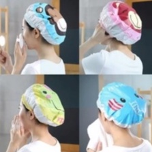 SHOWER CAP PENUTUP KEPALA saat keramas atau mandi