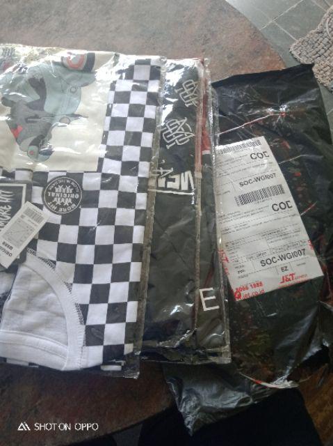 Kaos Longsleeve Otsky Batik / Kaos Distro Merk Otsky / Longsleeve Hitam Pria