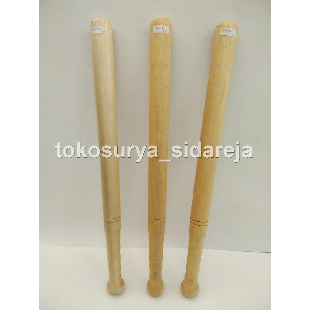 TONGKAT BASEBALL / TONGKAT KASTI KAYU KUAT POLOS & WARNA / TONGKAT SOFTBALL (PEMUKUL BASEBALL)