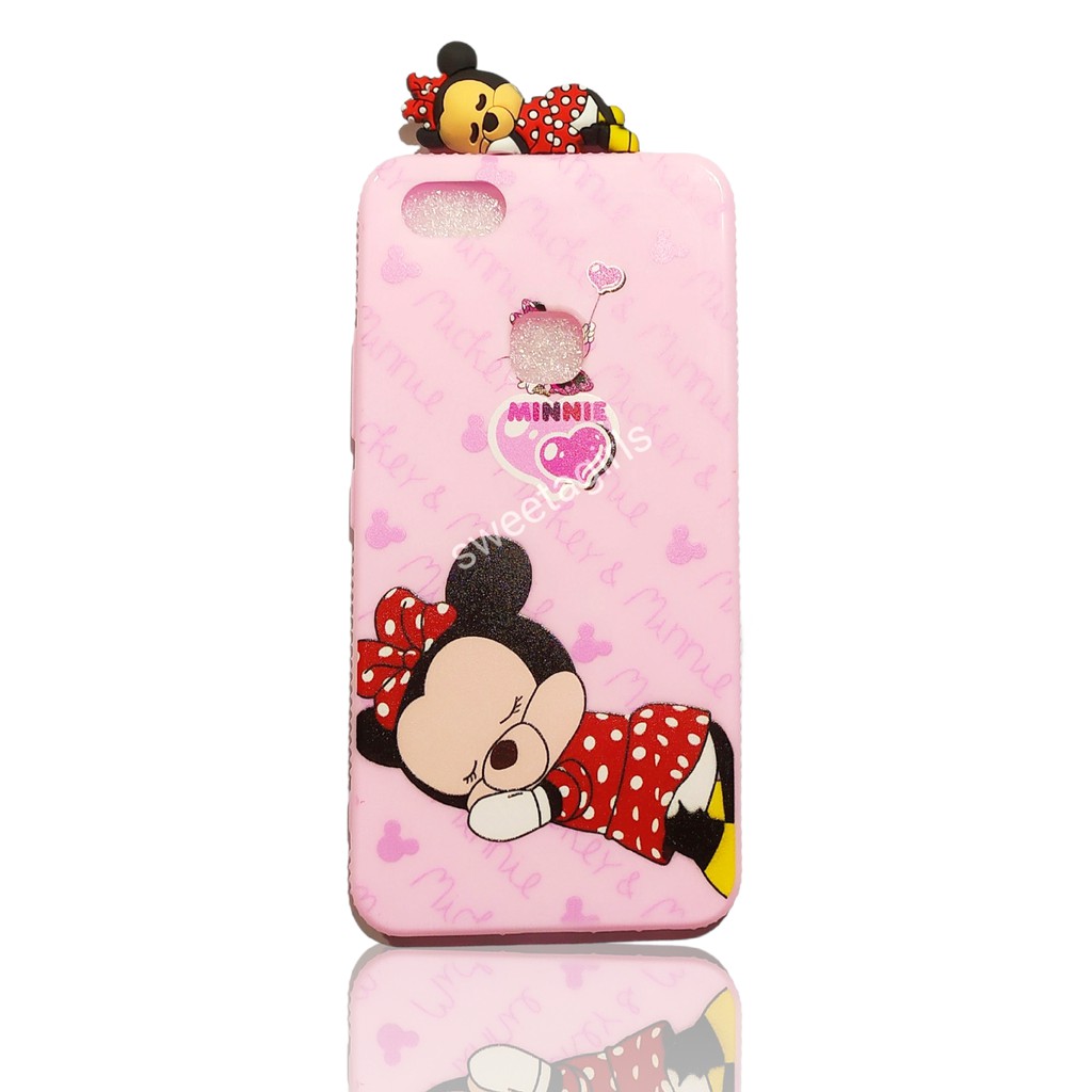 Silicon Case Glossy + Boneka 3D - Vivo Y83  -  sweetacase.id - Motif Kartun - Bisa Bayar Ditempat / COD / Casing Terbaru / Karakter Lucu / Casing Kartun / Kartun / Case murah / diskon / Import