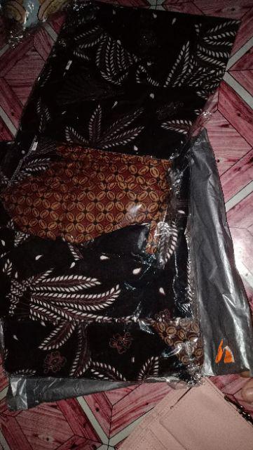 Batik Couple Keluarga Sania Ruffle Ori Ndoro Jowi Rfb
