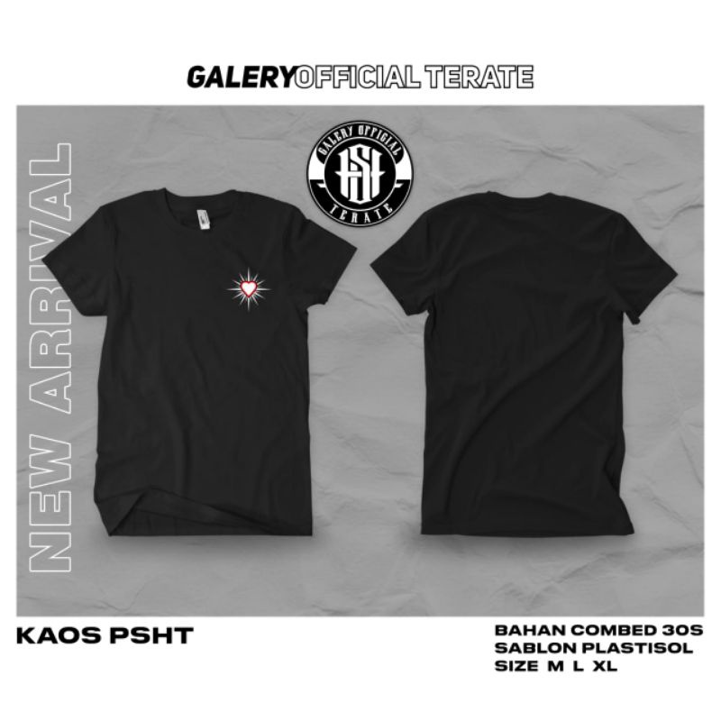 Jual KAOS PSHT LAMBANG HATI BERSINAR KAOS PSHT POLOS | Shopee Indonesia
