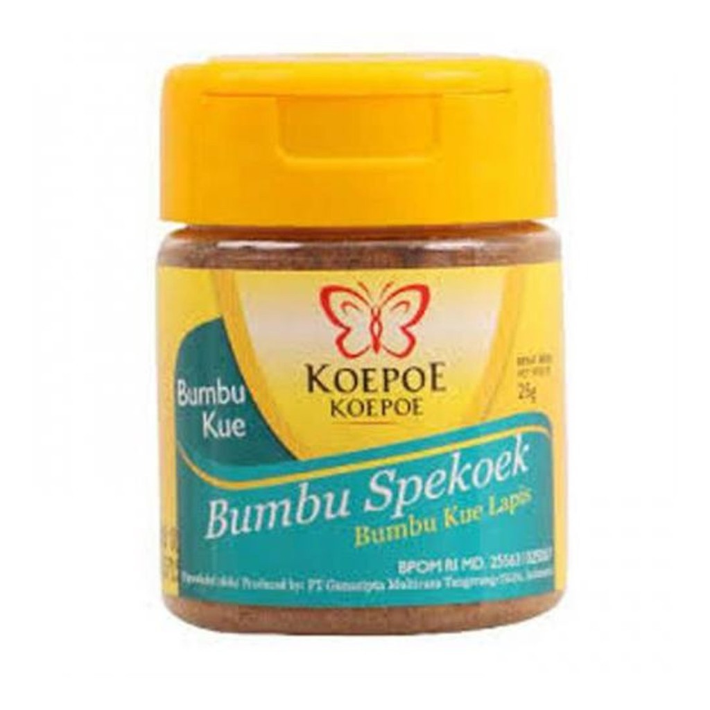 

Bumbu Spekoek (Bumbu Perisa Kue) 25gr Cap Koepoe Koepoe