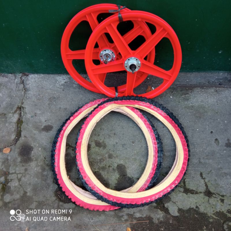 Roda BMX 20 ( Velg + Ban Luar)