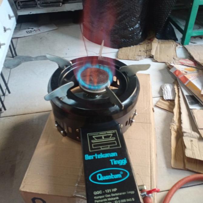 Kompor Gas Tekanan Tinggi Quantum Api Besar Pramanaputra355