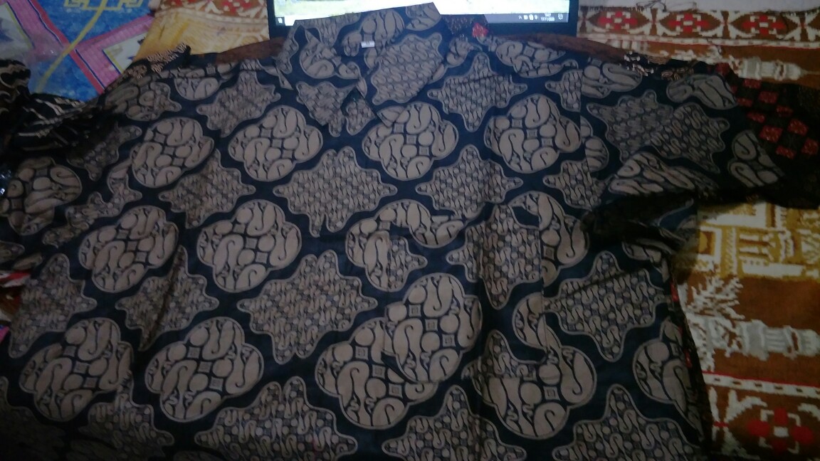 022 Zahira Batik Hrb026 Kenongo Hem Kemeja Batik Pria Lengan Pendek  Katun Primis Halus M L Xl