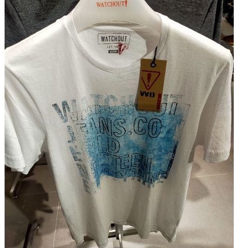 Kaos/ Kaos pria/ Kaos Pria lengan pendek/ Kaos Pria Watchout/ T-shirt/ T-shirt pria/ T-shirt pria Wa