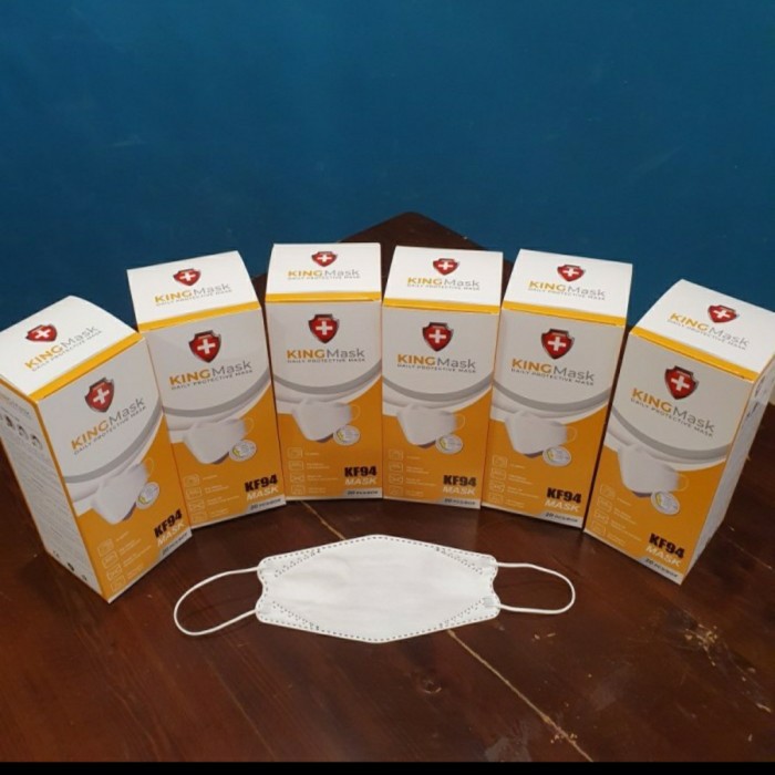 Hot sale MASKER KF94 KING MASK 4PLY KOREA MASK 20PCS hanya di shopee