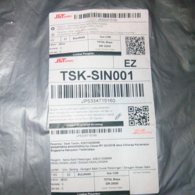 Seragam Batik Cowok Pekalongan / Seragam Atasan Batik Pria Kombinasi Prada Pekalongan