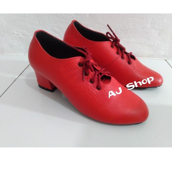 Sepatu Dansa Wanita hand made Bahan Kulit Kambing asli 100% termurah