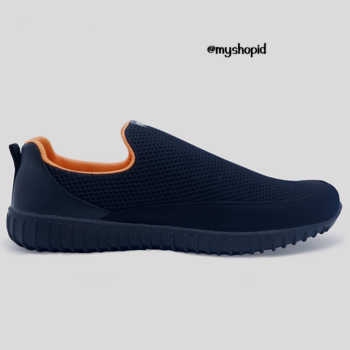 Sepatu Pria Slip On Orange Casual Sepatu laki laki dewasa termurah trendy dan terbaru