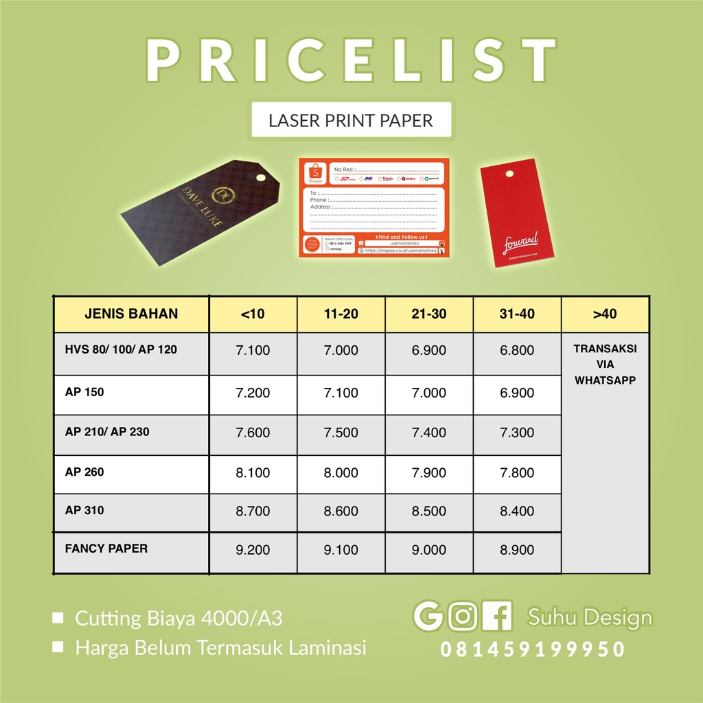 

KARTU UCAPAN | GIVING CARD | THANKS CARD | LABEL PENGIRIMAN OLSHOP CUSTOM | TERIMA KASIH OLSHOP | ONLINE SHOP CUSTOM DESAIN | Kartu Souvenir | Kartu Hampers