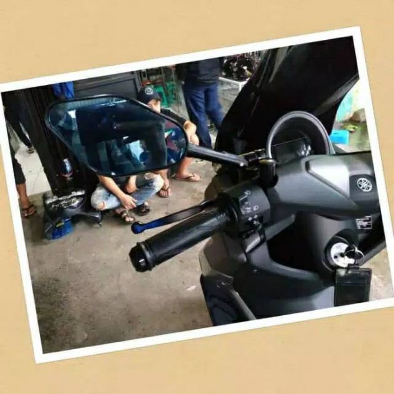 Spion Tomok Oktagon Elisse tss Aluminium Kaca Biru Universal