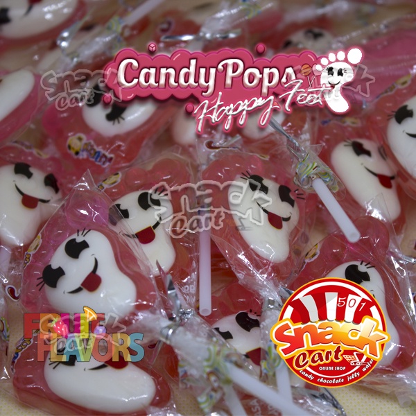 

Candy Pops Permen Lolipop kaki Happy Feet