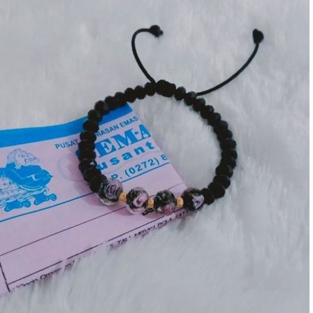 Gelang Tali Emas Cristal Ceko SQ5 0,2gr