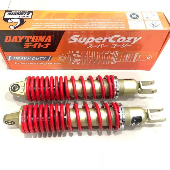 Shock Shockbreaker Daytona Super Cozy 335Mm Red Yamaha Nmax
