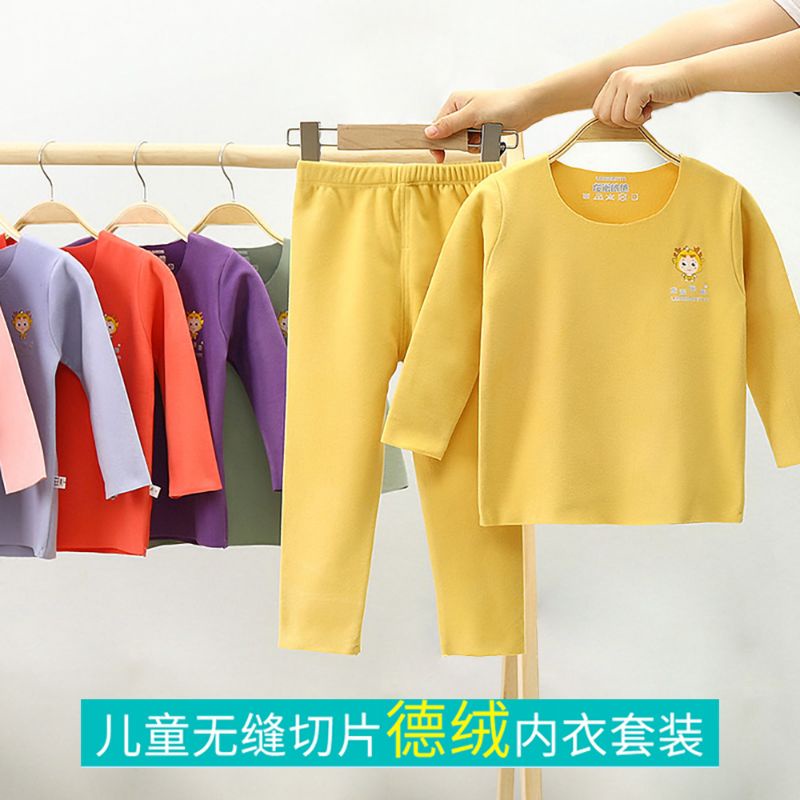 (0 - 5 Tahun) Snug Fit Pajamas Piyama Anak Perempuan Laki Laki Premium Polos
