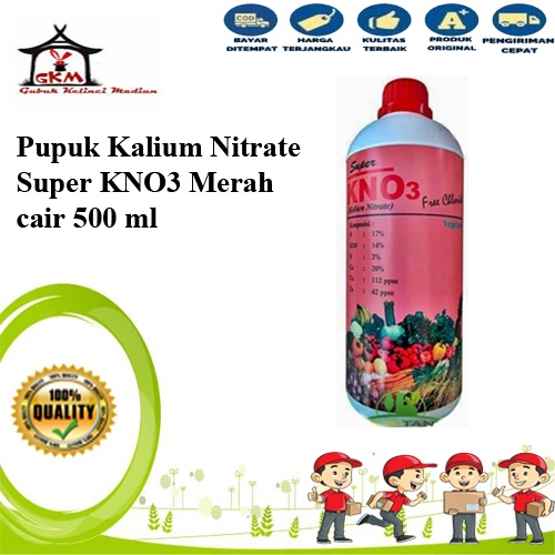 KNO3 Merah Cair 500 ml Kalium Nitrat