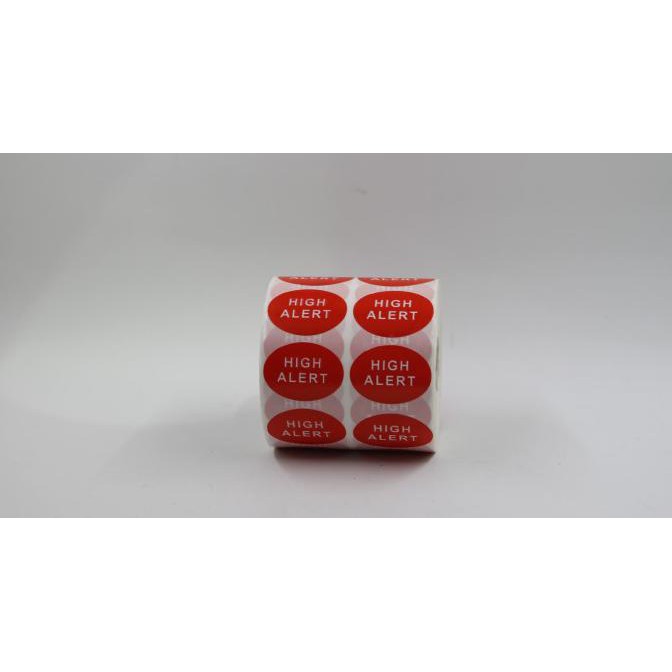 

STIKER PASIEN RUMAH SAKIT LABEL LASA DAN HIGH ALERT SIZE 40X20 produk original