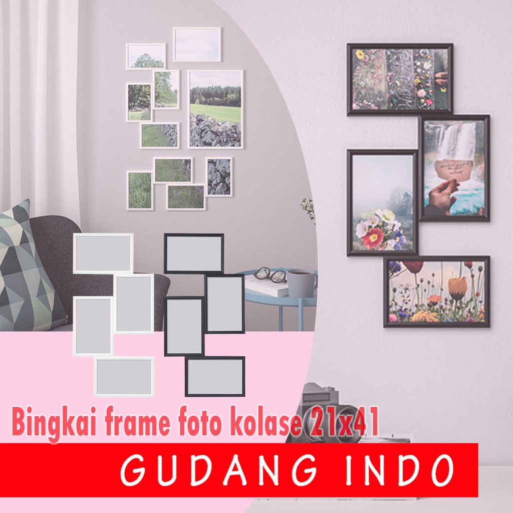 Bingkai kolase untuk 4 foto YLLEVAD KOLASE frame foto BINGKAI PHOTO 4 R
