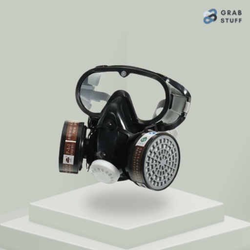Masker Gas Respirator Full Face Anti-Dust Chemical / Masker Gas Respirator Full Face Masker Gas Bera