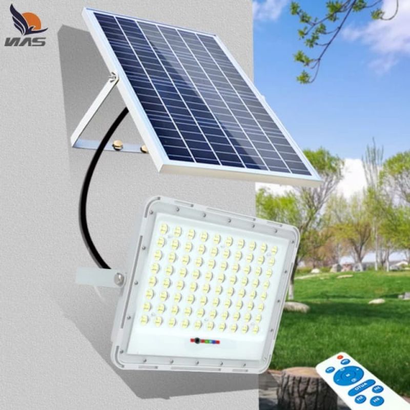 Lampu led tenaga surya / lampu sorot solar cell.