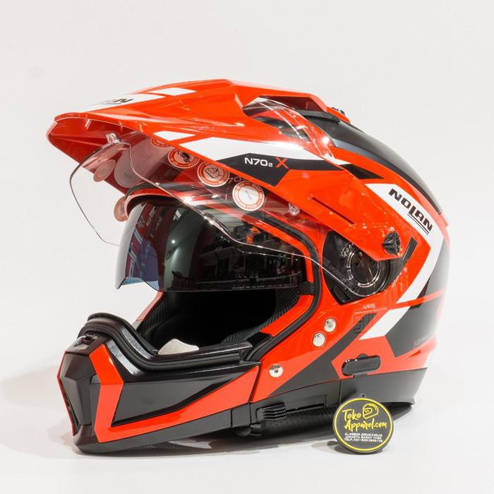 HELM NOLAN N70.2 X GRANDES ALPES CORSA RED 28