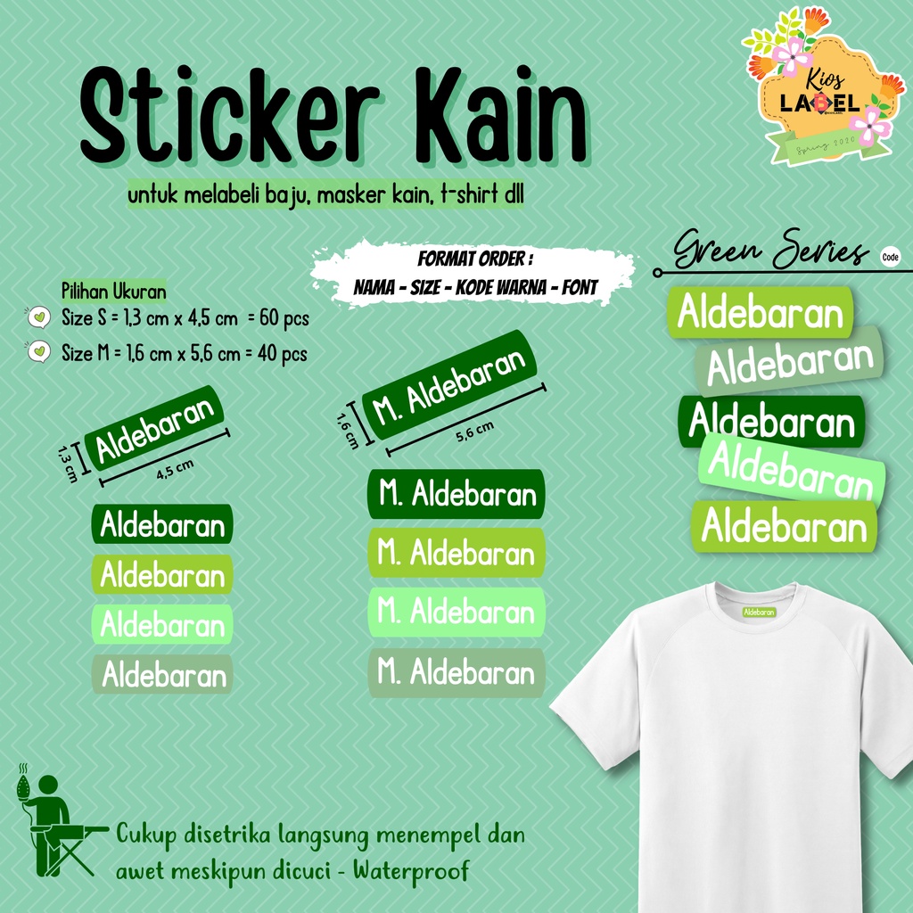 

Stiker Kain Green Series