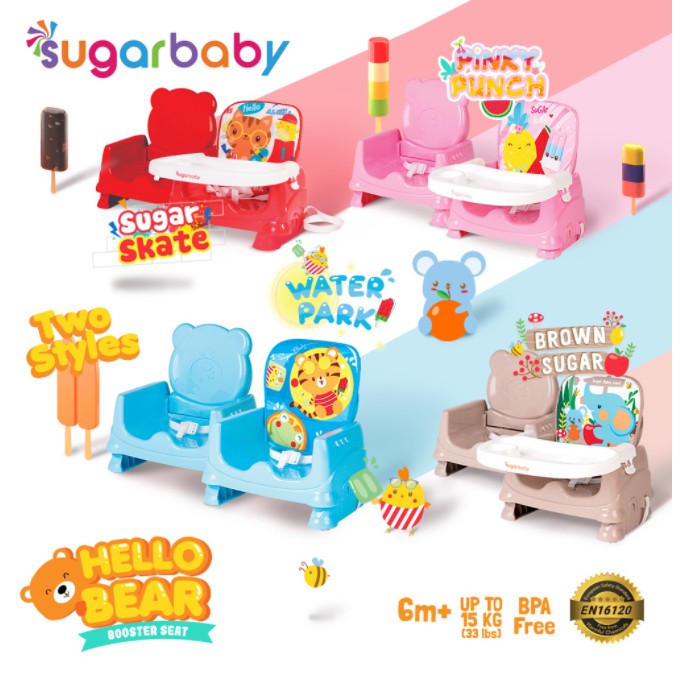 Sit On Me Mastela / Sugar Baby Booster Seat Kursi Makan Mpasi Bayi CBKS