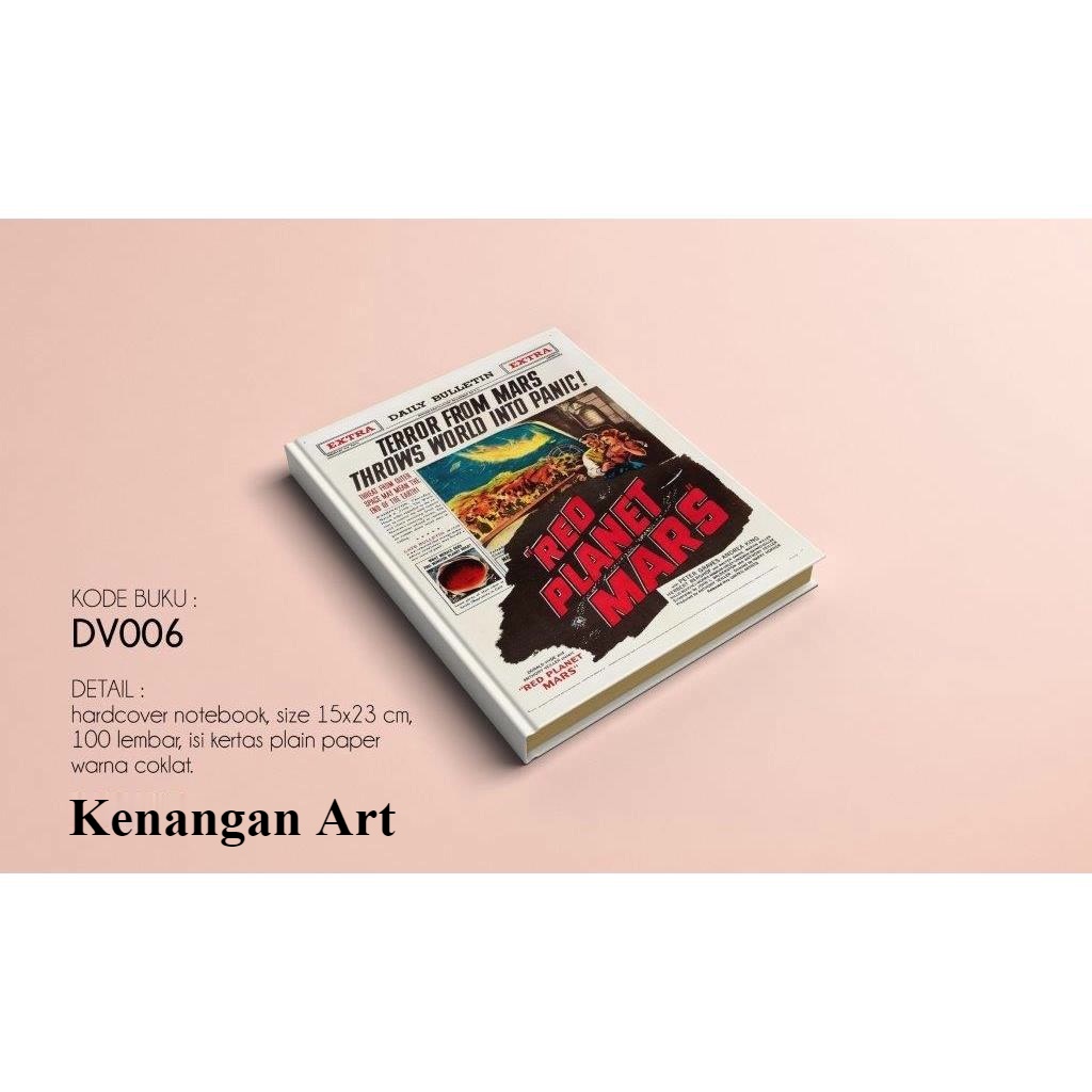

Notebook Vintage - Red Planet Mars ED006
