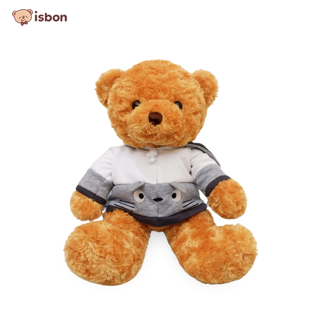 Boneka Beruang Teddy Snail 35 Cm With Hoodie Karakter Lucu Bulu Halus Non Alergi Cocok Untuk Mainan Anak By ISTANA BONEKA