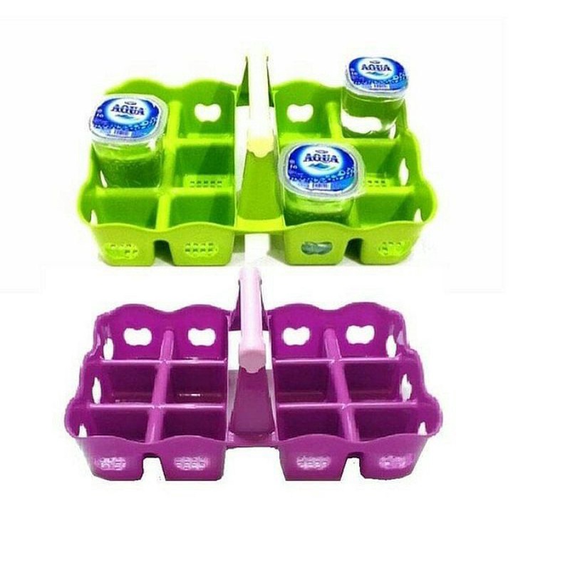 Rak Aqua Gelas Tempat Aqua Gelas Plastik Tempat Gelas Minuman (600gr)