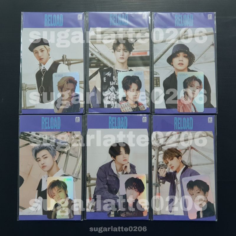 [READY STOCK] NCT Dream Reload - Hologram PC Holo Standee (RENJUN, JENO, HAECHAN, JAEMIN, CHENLE, JI