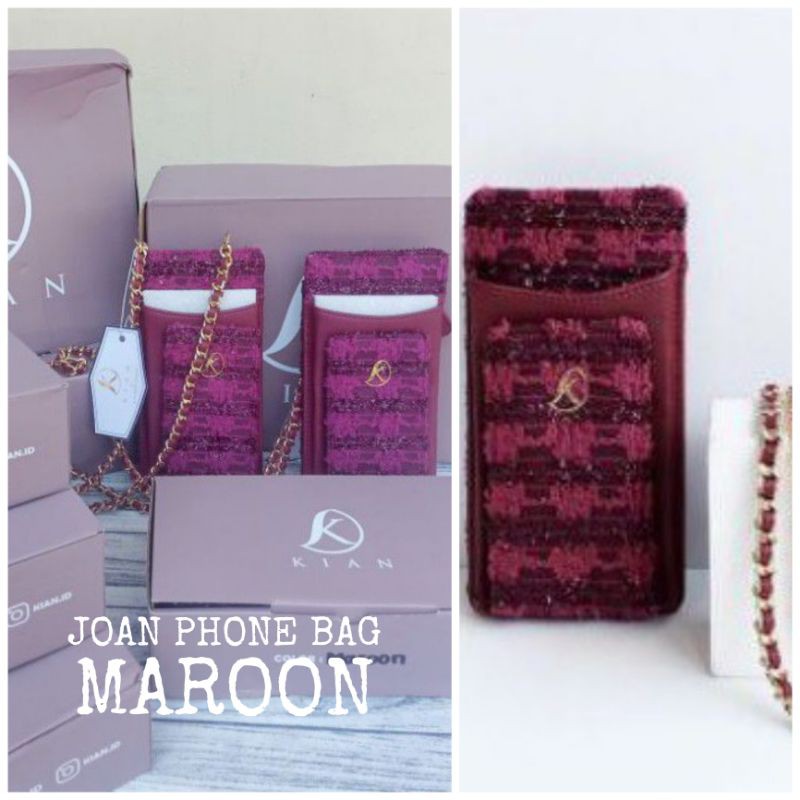 [MAROON] JOAN BAG KIAN ID