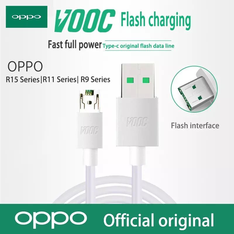 Kabel Data Oppo 2A Vooc Fastcharging